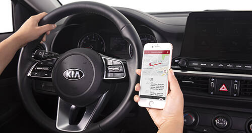 Localizador de vehículo FIND MY KIA