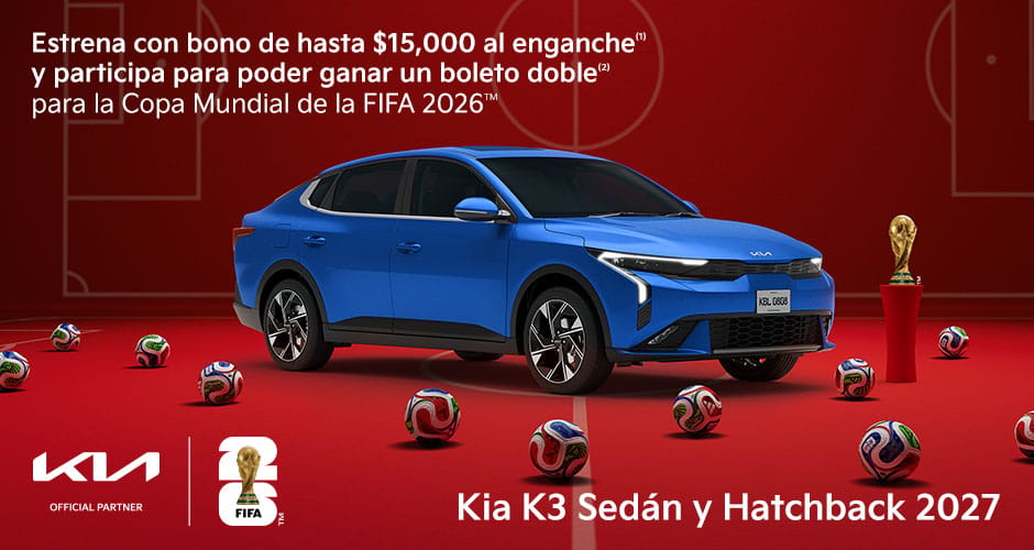 Kia K3 Sedán y Hatchback 2026
