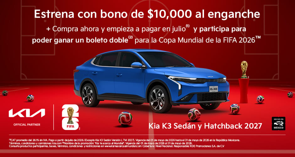 Kia K3 Sedán y Hatchback 2026