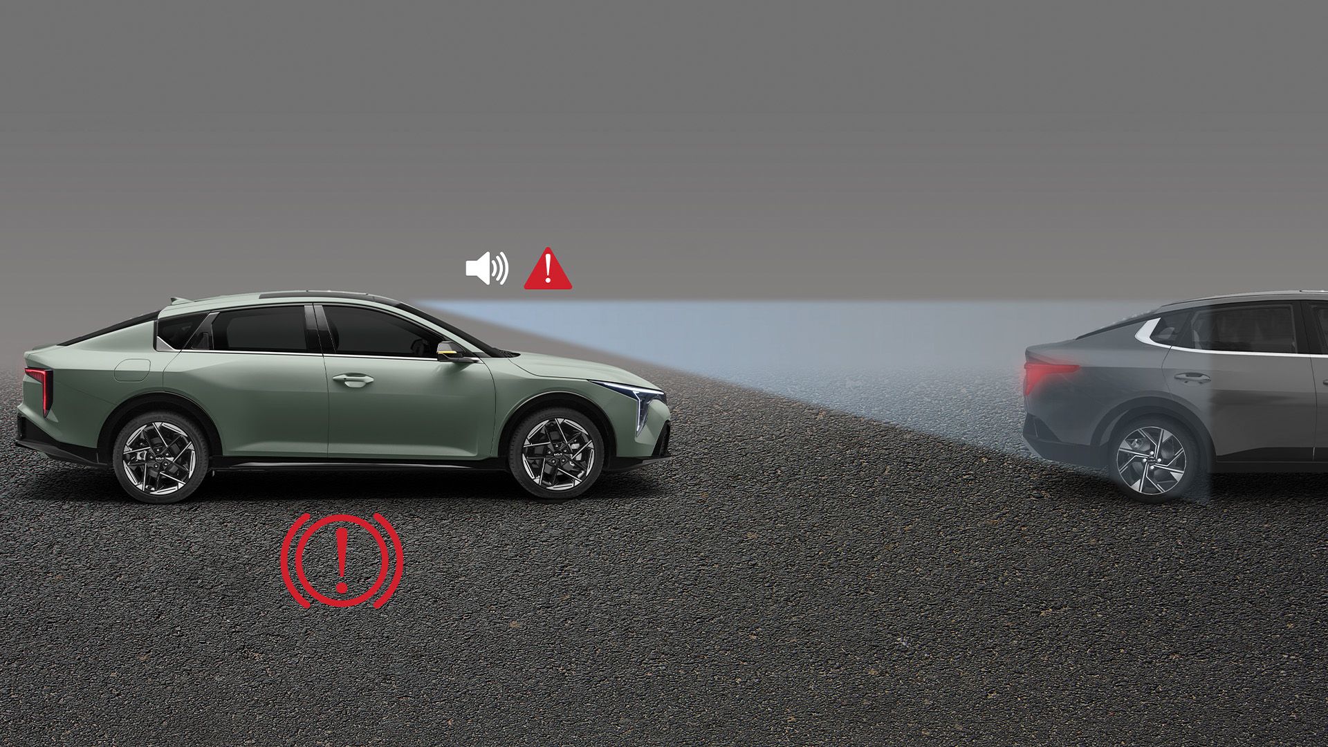 Asistente de evasión de colisión frontal con función de giro (FCA & FCA JX) 